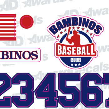 baseball decal baseball decal