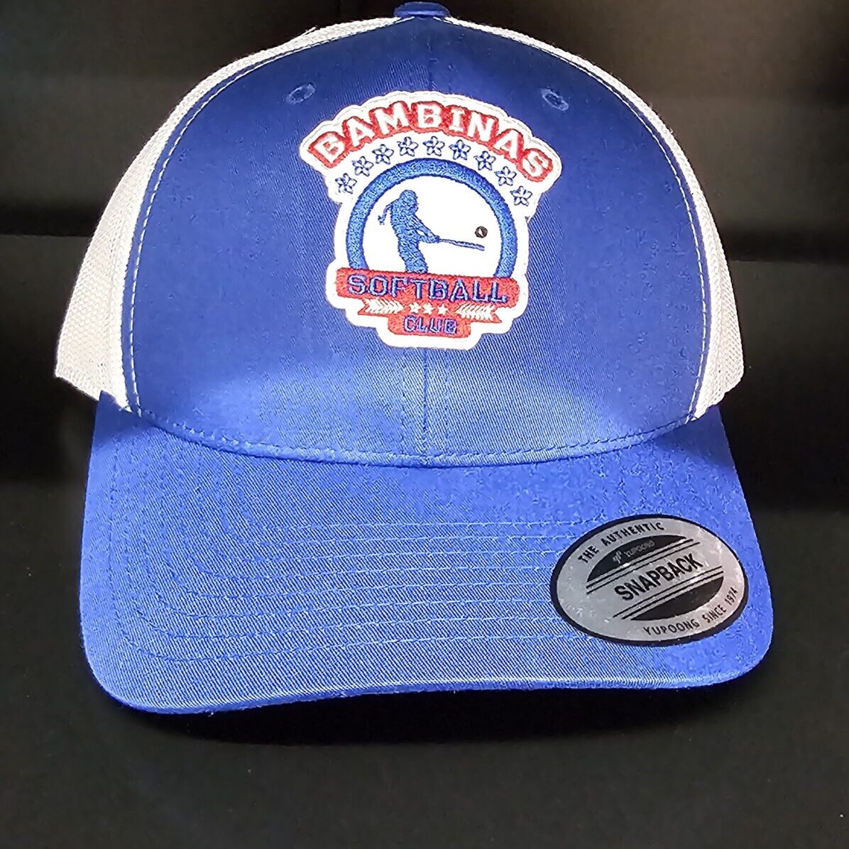 softball hat blue softball hat blue